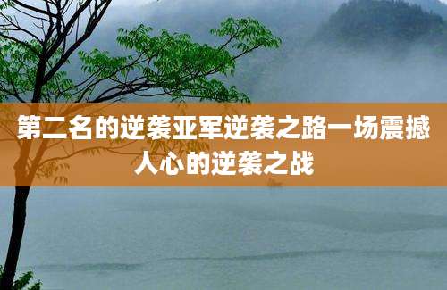 第二名的逆袭亚军逆袭之路一场震撼人心的逆袭之战