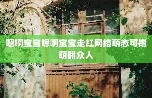嗯啊宝宝嗯啊宝宝走红网络萌态可掬萌翻众人