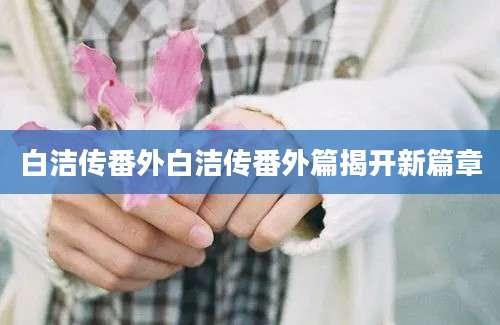 白洁传番外白洁传番外篇揭开新篇章