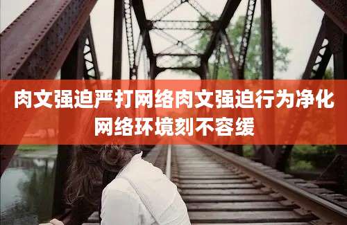 肉文强迫严打网络肉文强迫行为净化网络环境刻不容缓