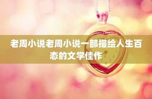 老周小说老周小说一部描绘人生百态的文学佳作