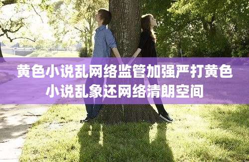 黄色小说乱网络监管加强严打黄色小说乱象还网络清朗空间