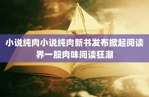 小说纯肉小说纯肉新书发布掀起阅读界一股肉味阅读狂潮