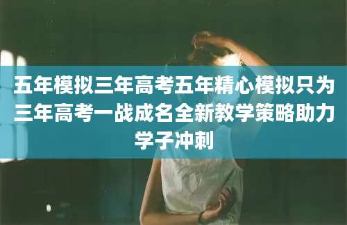 五年模拟三年高考五年精心模拟只为三年高考一战成名全新教学策略助力学子冲刺