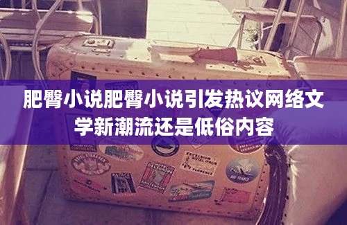 肥臀小说肥臀小说引发热议网络文学新潮流还是低俗内容