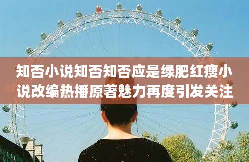 知否小说知否知否应是绿肥红瘦小说改编热播原著魅力再度引发关注