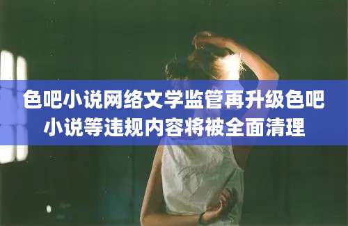色吧小说网络文学监管再升级色吧小说等违规内容将被全面清理