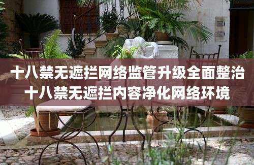 十八禁无遮拦网络监管升级全面整治十八禁无遮拦内容净化网络环境
