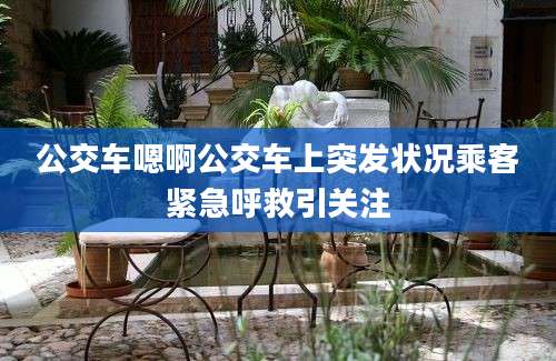 公交车嗯啊公交车上突发状况乘客紧急呼救引关注
