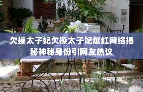 欠操太子妃欠操太子妃爆红网络揭秘神秘身份引网友热议
