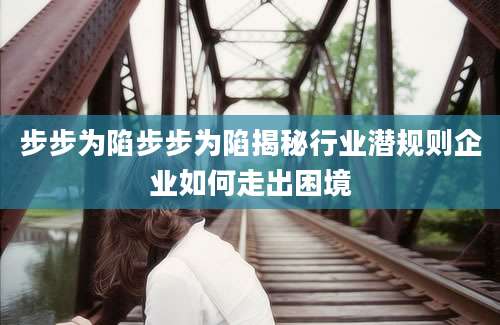 步步为陷步步为陷揭秘行业潜规则企业如何走出困境