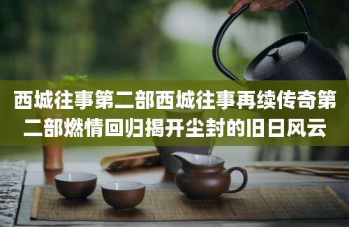 西城往事第二部西城往事再续传奇第二部燃情回归揭开尘封的旧日风云