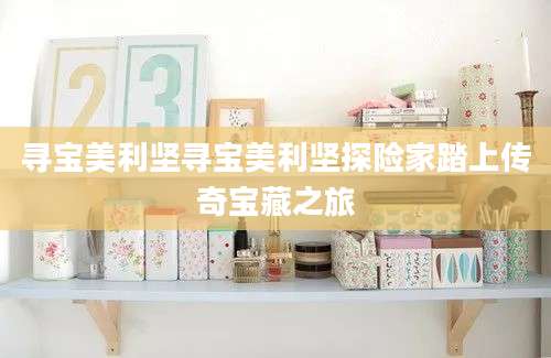 寻宝美利坚寻宝美利坚探险家踏上传奇宝藏之旅
