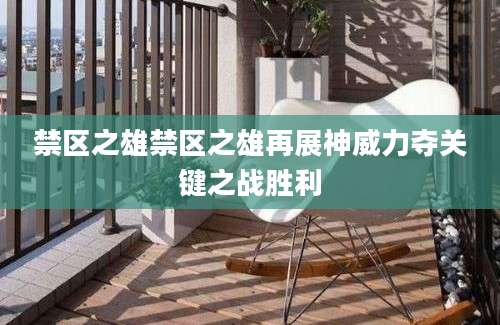禁区之雄禁区之雄再展神威力夺关键之战胜利