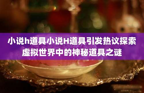 小说h道具小说H道具引发热议探索虚拟世界中的神秘道具之谜