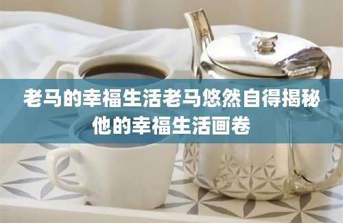 老马的幸福生活老马悠然自得揭秘他的幸福生活画卷
