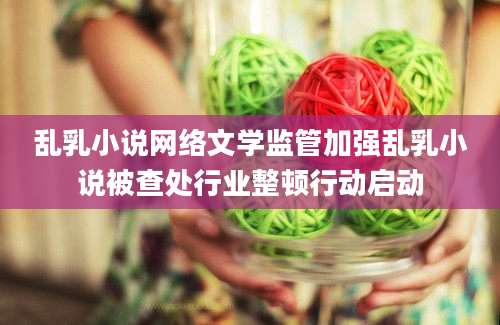 乱乳小说网络文学监管加强乱乳小说被查处行业整顿行动启动