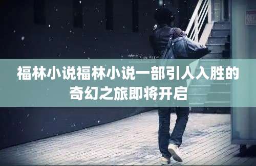 福林小说福林小说一部引人入胜的奇幻之旅即将开启