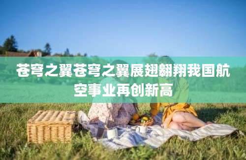 苍穹之翼苍穹之翼展翅翱翔我国航空事业再创新高