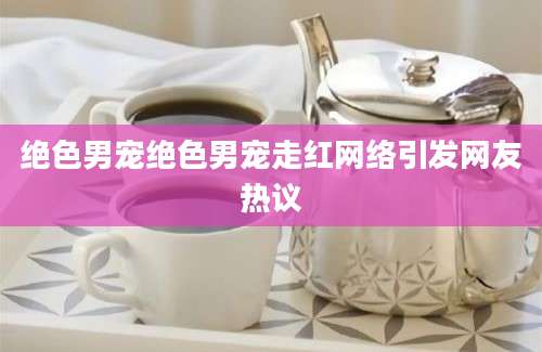 绝色男宠绝色男宠走红网络引发网友热议