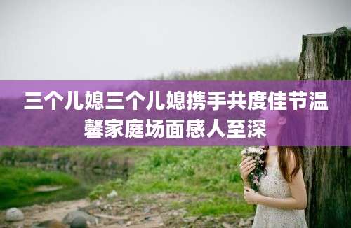三个儿媳三个儿媳携手共度佳节温馨家庭场面感人至深