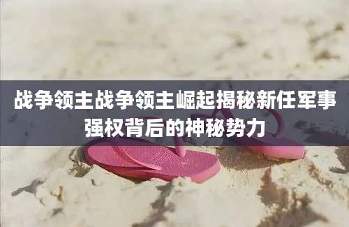 战争领主战争领主崛起揭秘新任军事强权背后的神秘势力