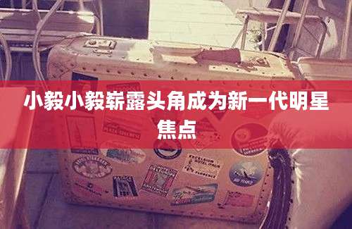 小毅小毅崭露头角成为新一代明星焦点