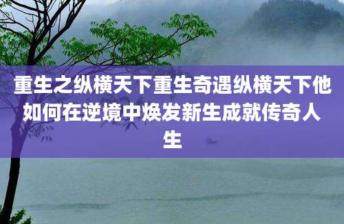 重生之纵横天下重生奇遇纵横天下他如何在逆境中焕发新生成就传奇人生