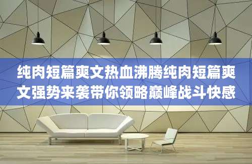 纯肉短篇爽文热血沸腾纯肉短篇爽文强势来袭带你领略巅峰战斗快感