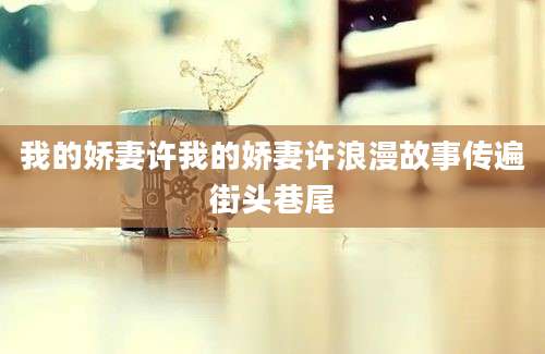 我的娇妻许我的娇妻许浪漫故事传遍街头巷尾