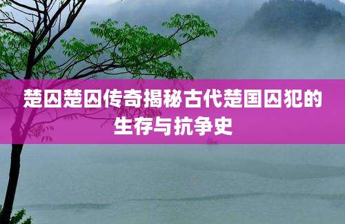 楚囚楚囚传奇揭秘古代楚国囚犯的生存与抗争史