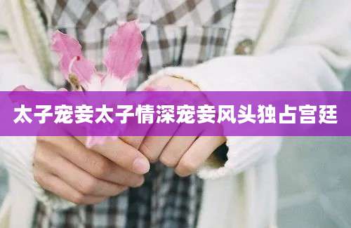 太子宠妾太子情深宠妾风头独占宫廷