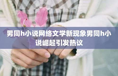男同h小说网络文学新现象男同h小说崛起引发热议