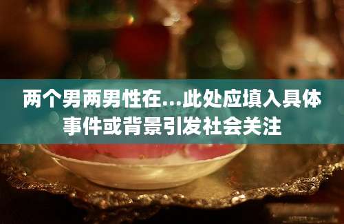 两个男两男性在...此处应填入具体事件或背景引发社会关注