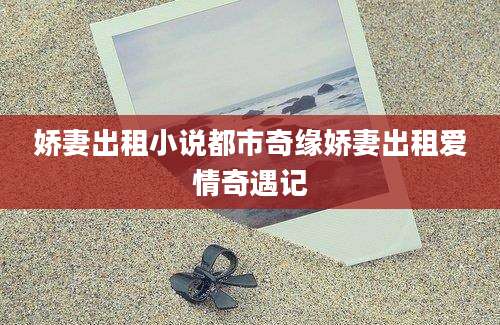 娇妻出租小说都市奇缘娇妻出租爱情奇遇记