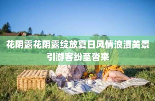 花阴露花阴露绽放夏日风情浪漫美景引游客纷至沓来