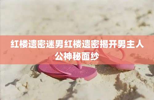 红楼遗密迷男红楼遗密揭开男主人公神秘面纱