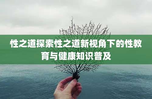 性之道探索性之道新视角下的性教育与健康知识普及