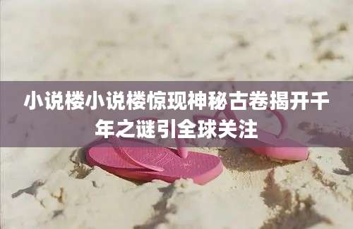 小说楼小说楼惊现神秘古卷揭开千年之谜引全球关注
