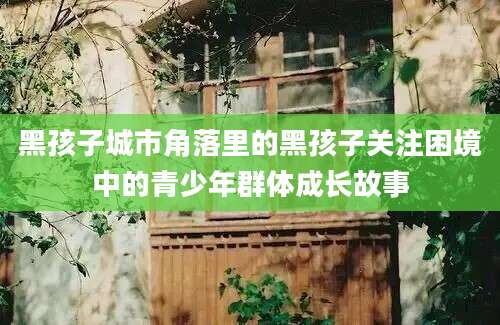 黑孩子城市角落里的黑孩子关注困境中的青少年群体成长故事