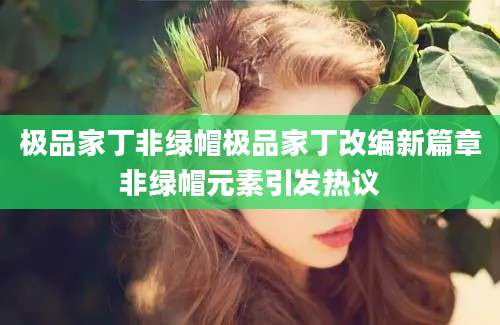 极品家丁非绿帽极品家丁改编新篇章非绿帽元素引发热议