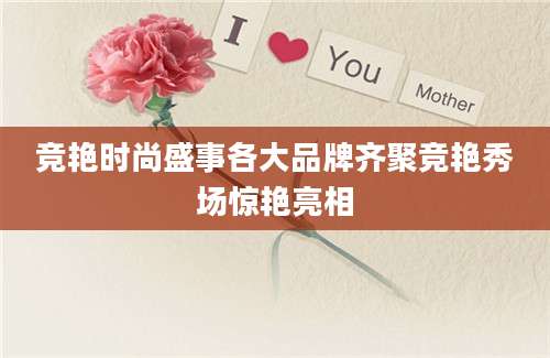 竞艳时尚盛事各大品牌齐聚竞艳秀场惊艳亮相