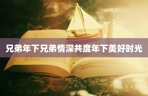 兄弟年下兄弟情深共度年下美好时光