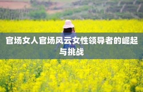 官场女人官场风云女性领导者的崛起与挑战