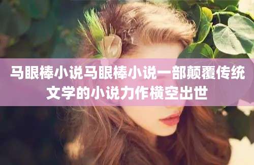 马眼棒小说马眼棒小说一部颠覆传统文学的小说力作横空出世