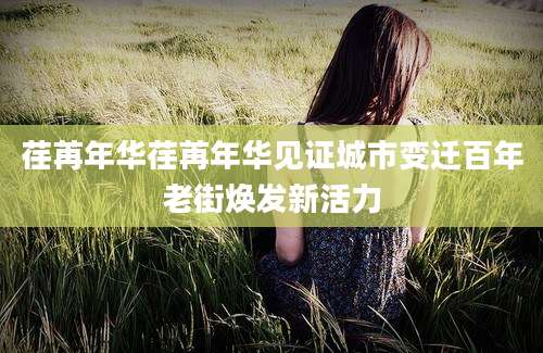 荏苒年华荏苒年华见证城市变迁百年老街焕发新活力