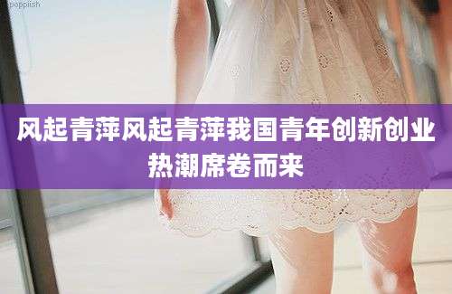 风起青萍风起青萍我国青年创新创业热潮席卷而来