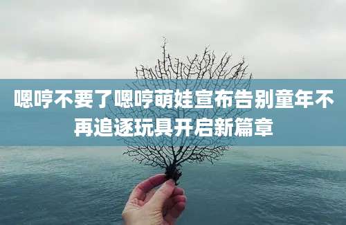嗯哼不要了嗯哼萌娃宣布告别童年不再追逐玩具开启新篇章