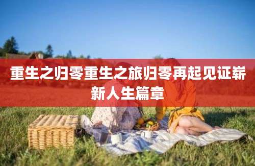 重生之归零重生之旅归零再起见证崭新人生篇章