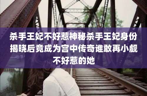 杀手王妃不好惹神秘杀手王妃身份揭晓后竟成为宫中传奇谁敢再小觑不好惹的她